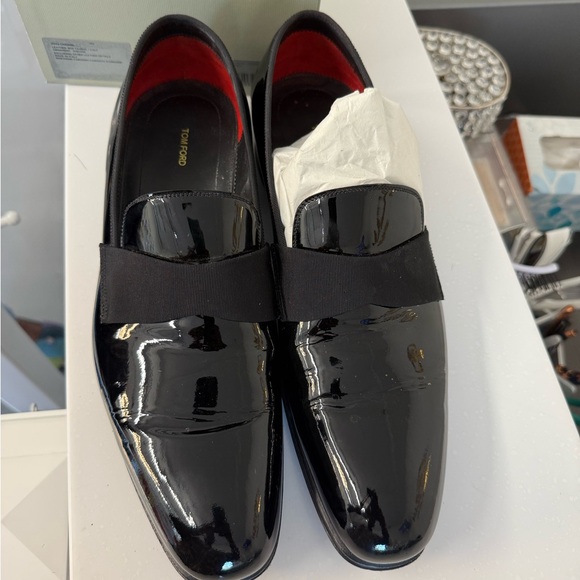 Tom Ford Glossy Black Loafers main image 15
